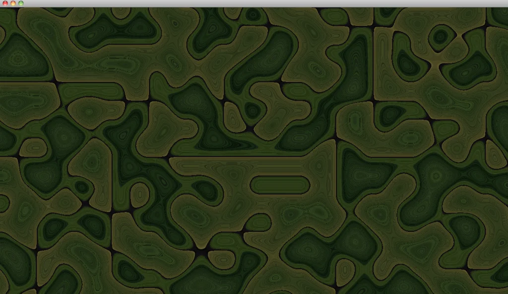 Swirl pattern simulation in Scape